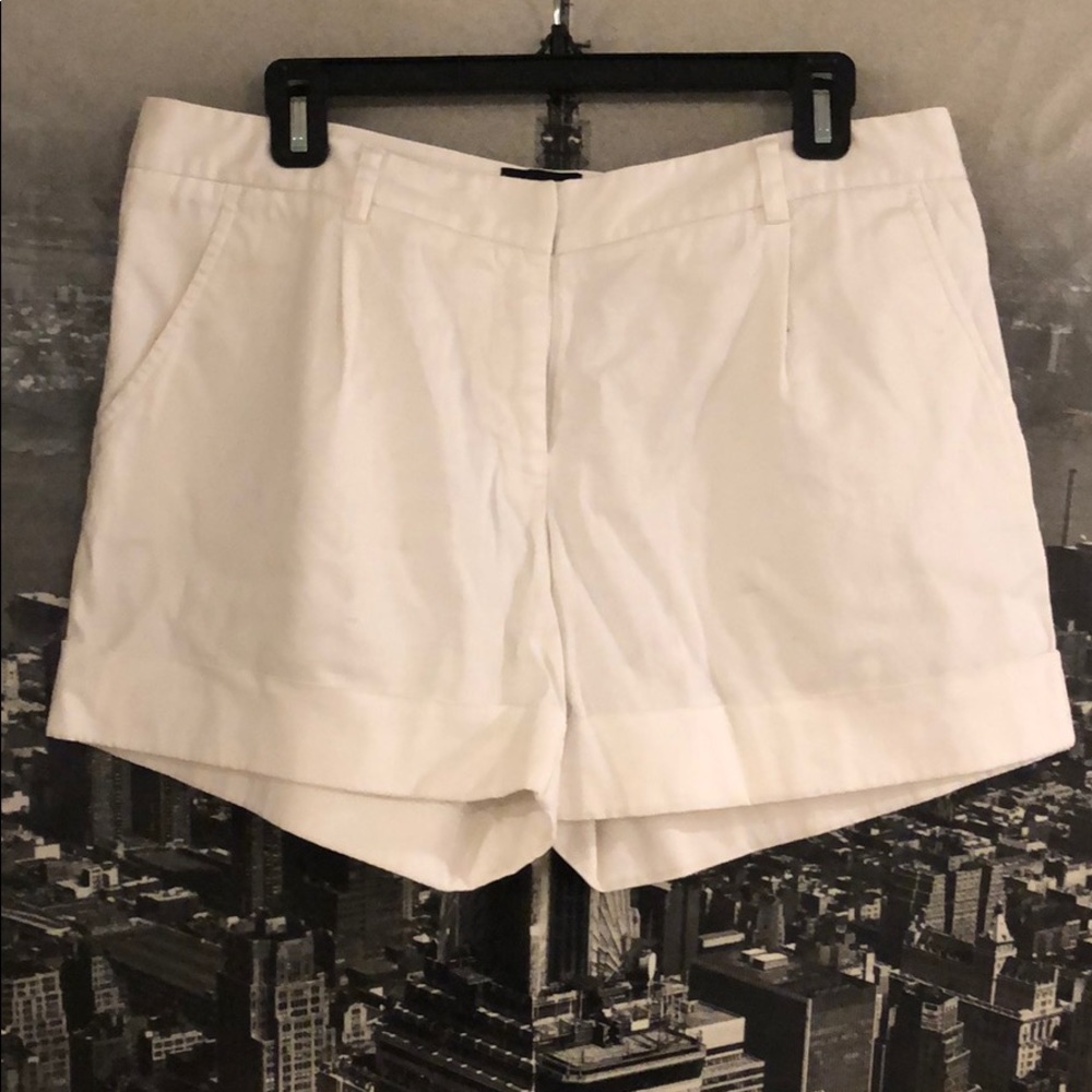 White Limited Shorts
